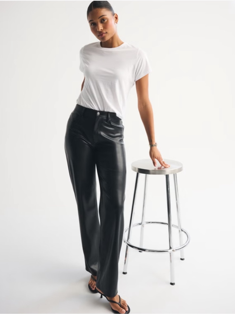 Abercrombie & Fitch Vegan Leather Pants